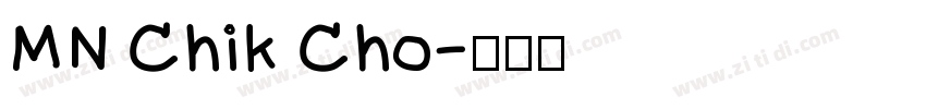 MN Chik Cho字体转换